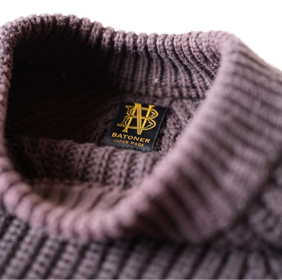 BATONER バトナー / SIGNATURE CREW NECK コットン1