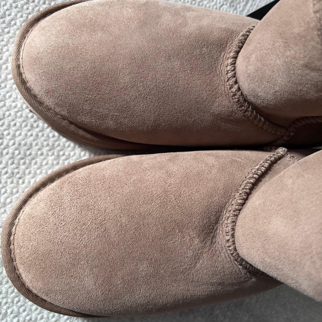 エミューemu未使用ムートンブーツ24（7）スティンガーミニMUSHROOM