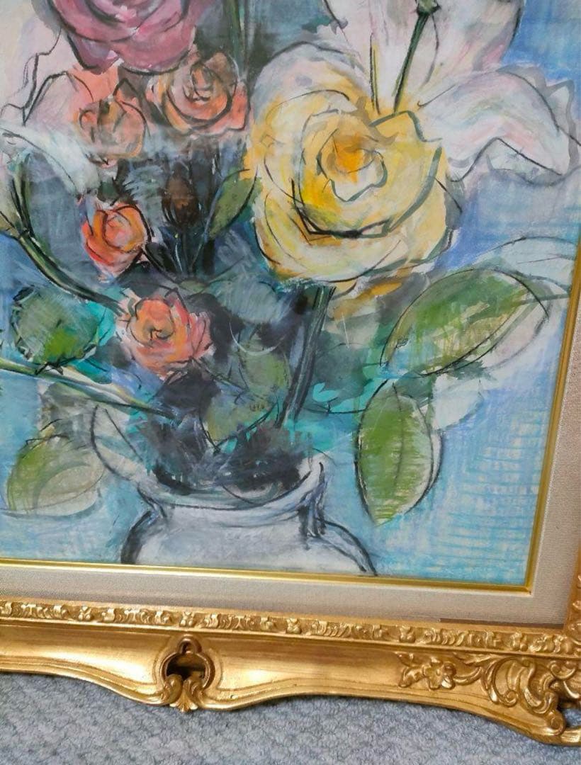 【最高級】珍しいF15号です。ゴールド木製油彩額縁