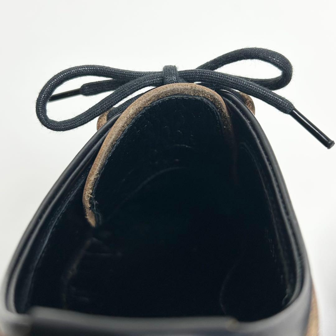 【希少】Y's(ワイズ)ヨウジヤマモト/レースアップレザーシューズ/3ホール/黒