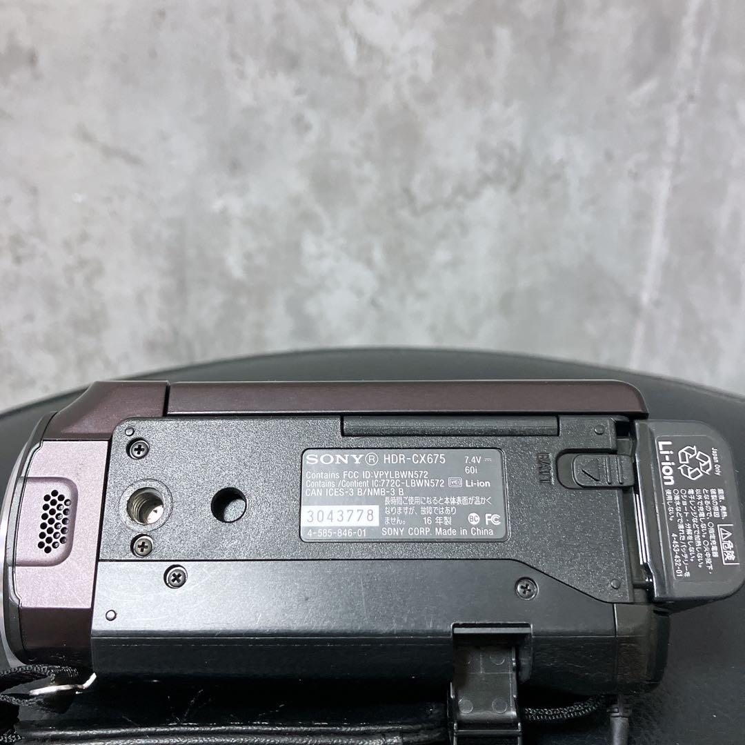 【訳あり動作品】SONY HDR-CX675 ハンディカム ビデオカメラ