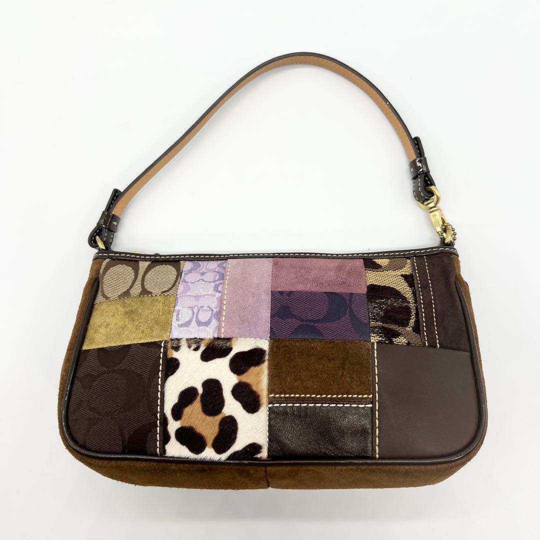 バッグ Coach 7071 Patchwork Accessory pouch y2k