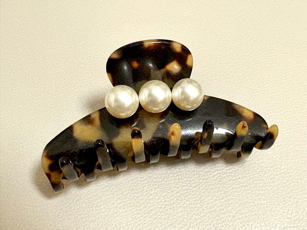 アレクサンドルドゥパリ M クリップ トーキョー パール ヘアクリップ べっ甲