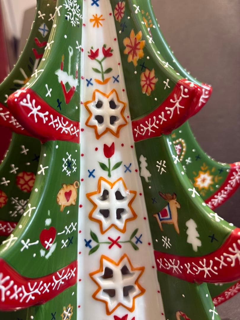 【レア・箱入】ビレロイ＆ボッホ　陶器　クリスマスツリー　キャンドルホルダー