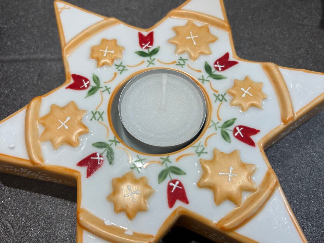 【レア・箱入】ビレロイ＆ボッホ　陶器　クリスマスツリー　キャンドルホルダー