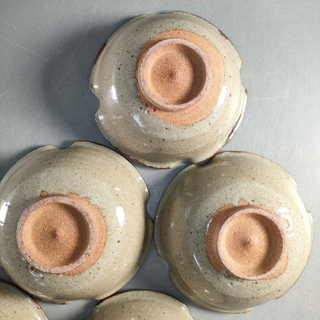 A1326-4/唐津焼/十三代 中里太郎右衛門窯/絵唐津向付5客/共箱/懐石道具