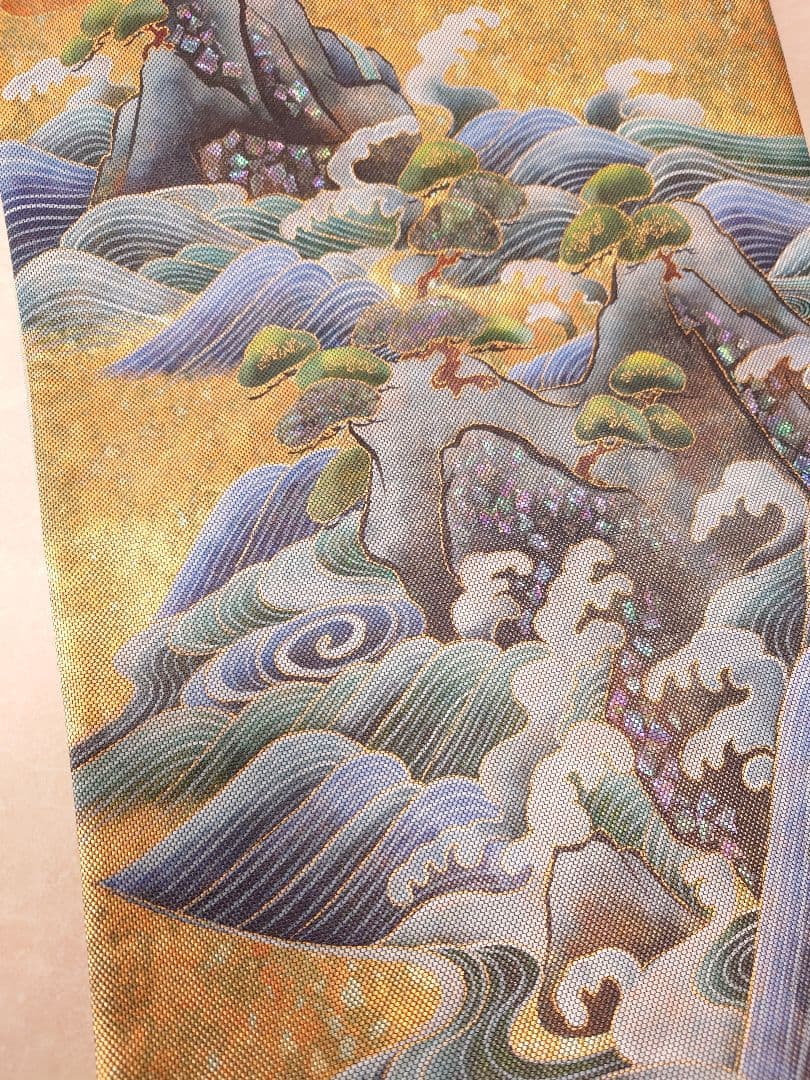 ○高級　袋帯　正絹