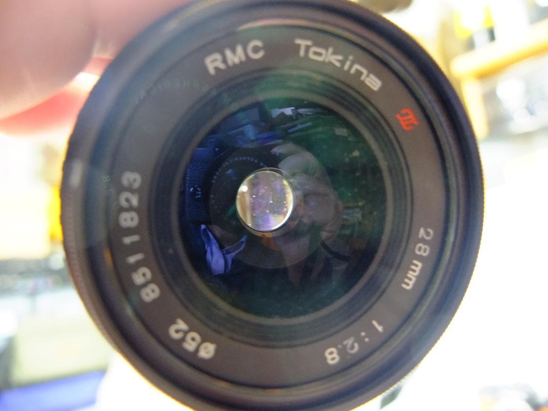 【実写確認整備品】ヤシカFX-3キャメルレザー仕様／トキナー28mmf2.8付