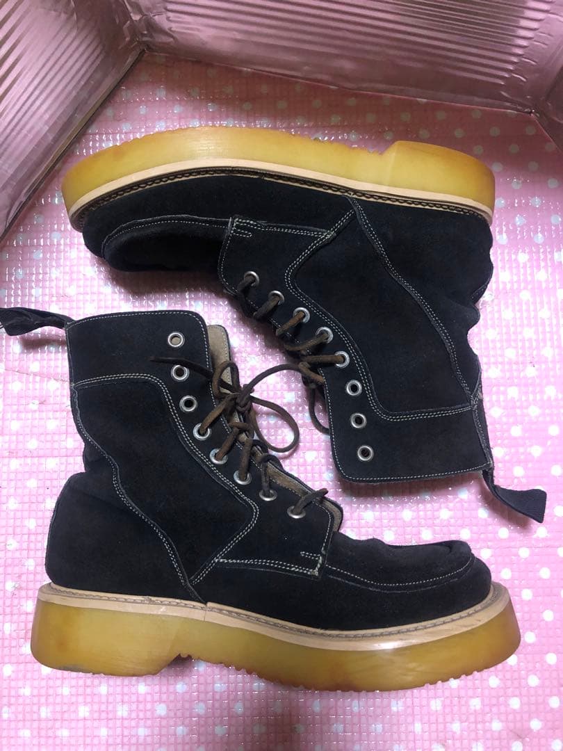 eCox ジョージコックス スエード レースアップブーツ UK5 レア