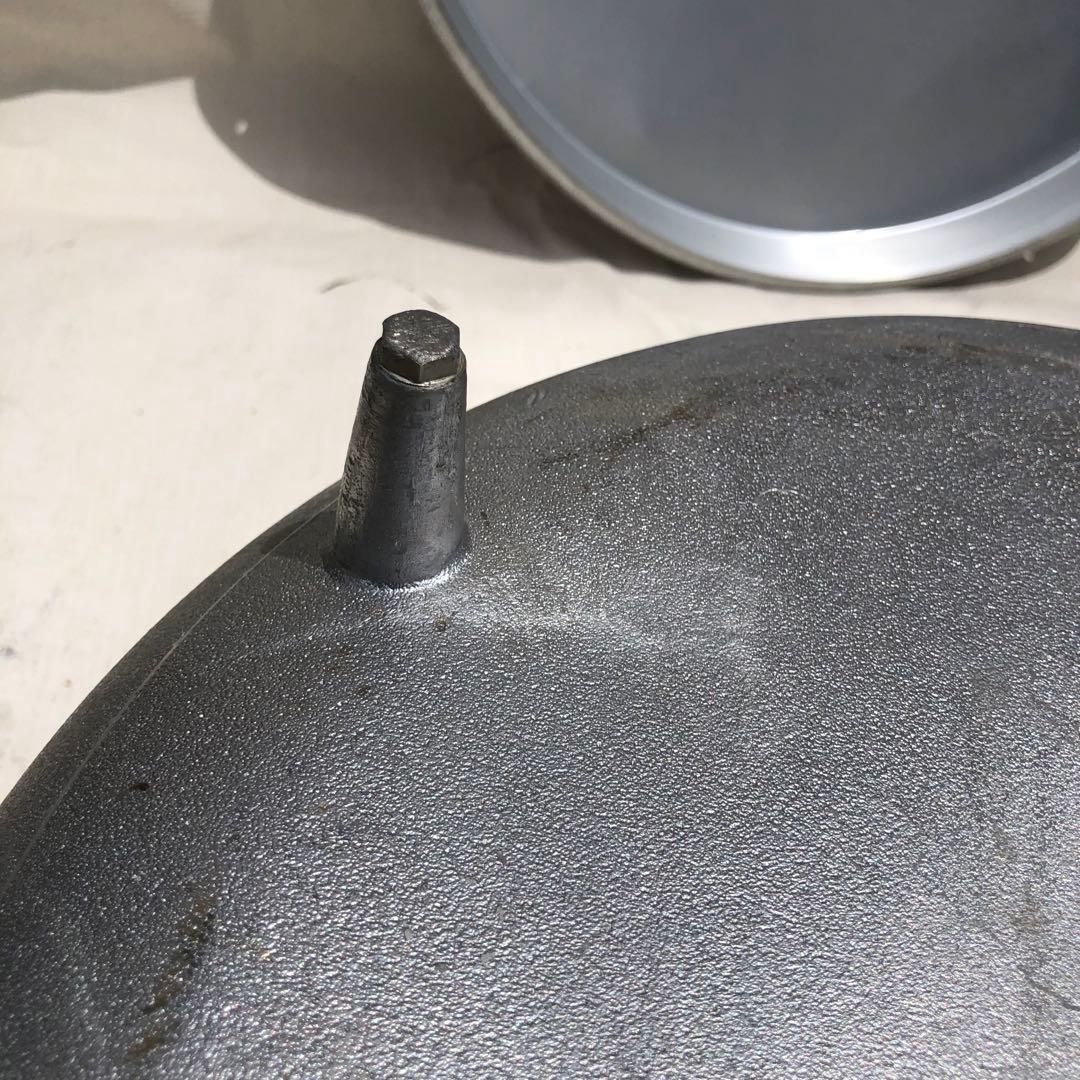 両手鍋アルミ鍋　大鍋　蓋付きキャンプ アウトドア　炊き出しBBQ 厨房計量目盛付