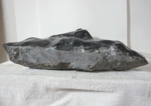 希少　美品　蛇紋石　鑑賞石　台座付き