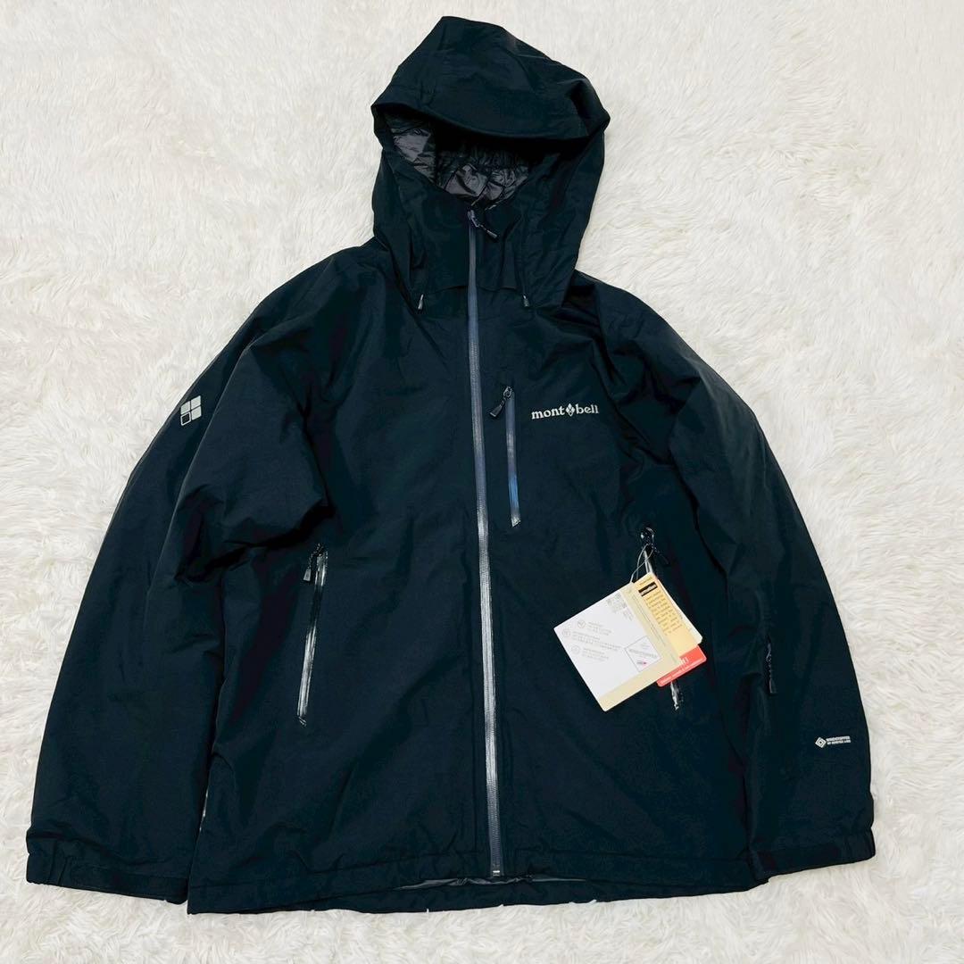 モンベル パウダーグライド パーカ Men's ブラック　L　廃盤