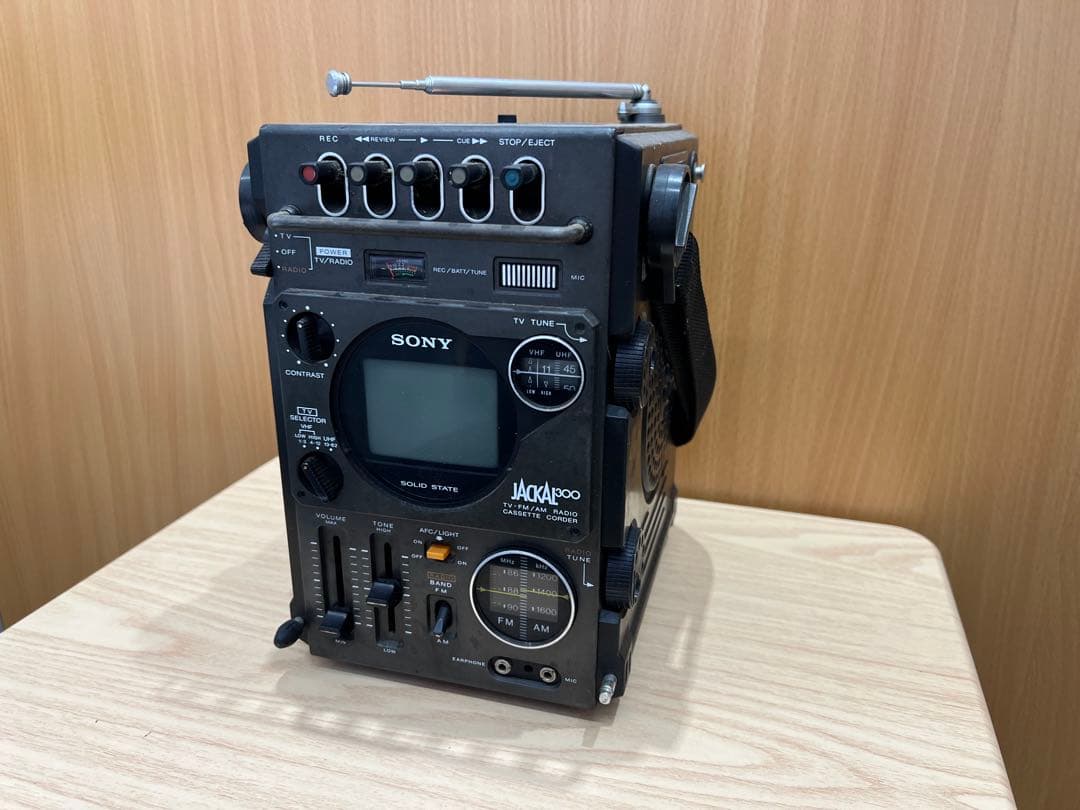 SONY JACKPOD ラジオ・カセット・テレビ機能搭載