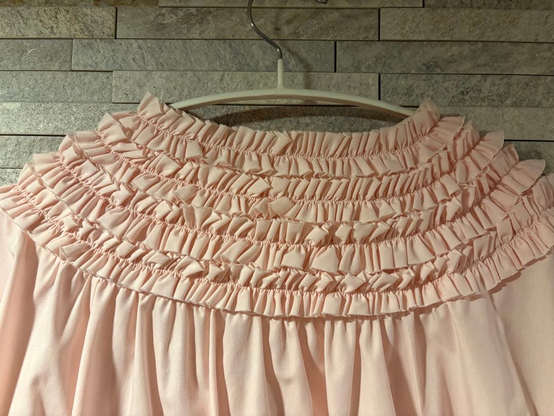 rosy monsterロージーモンスター ミニフリルブラウス ピンク