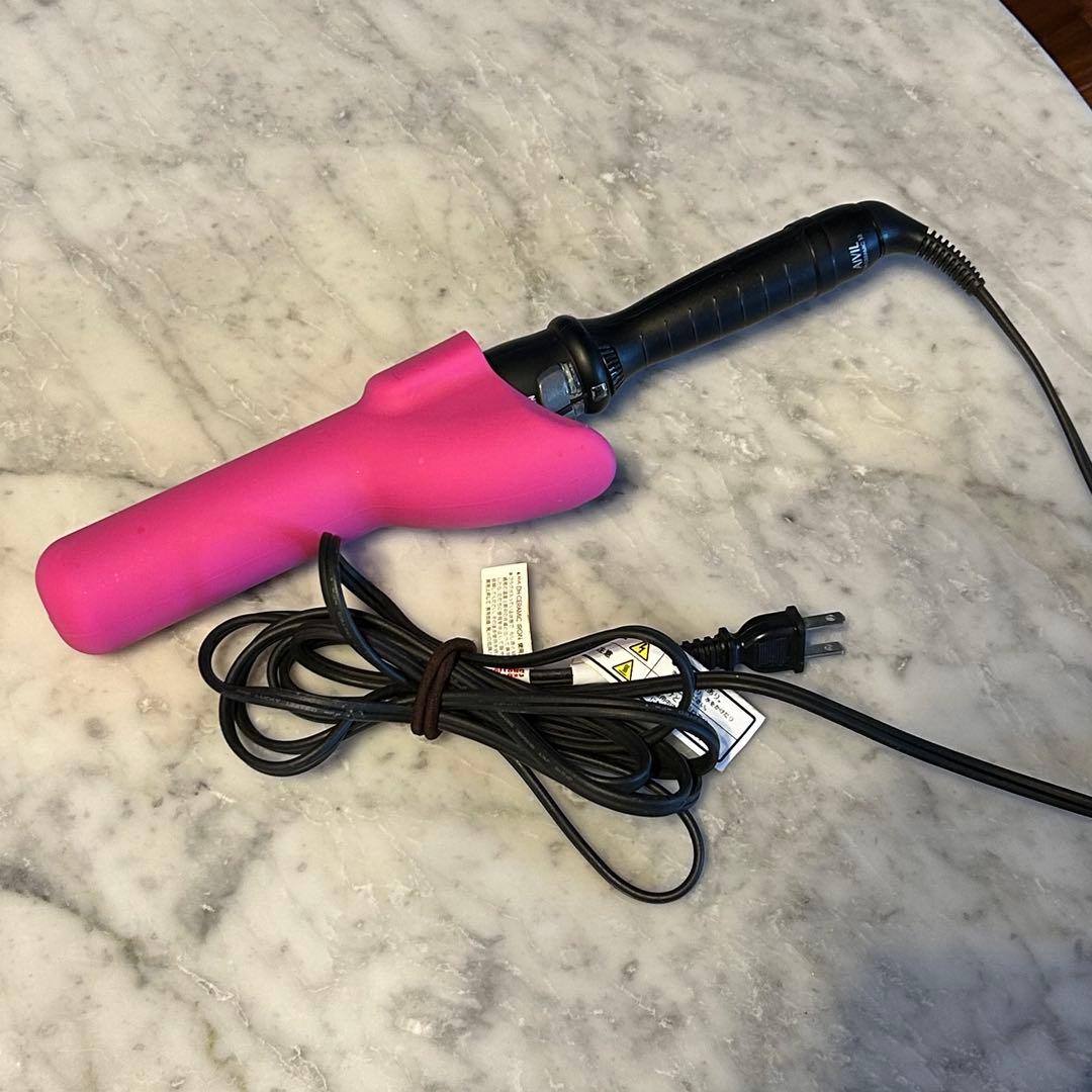 AIVILカールヘアアイロン ダイヤル式 温度調整可能