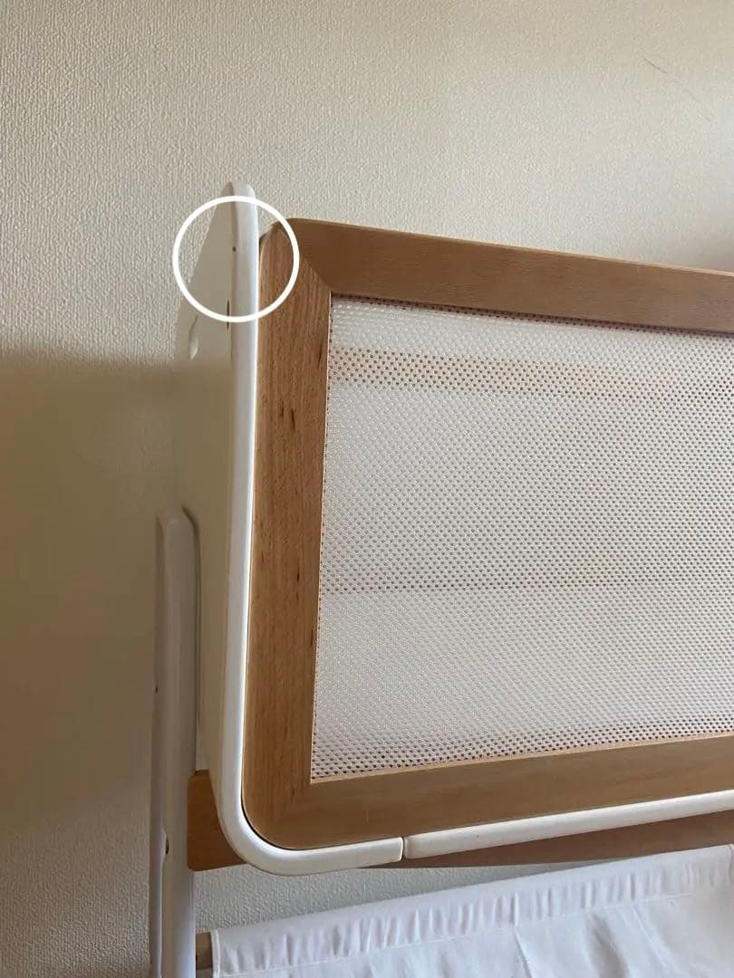 yamatoya リリワゴン2 ホワイト ベビーベッド