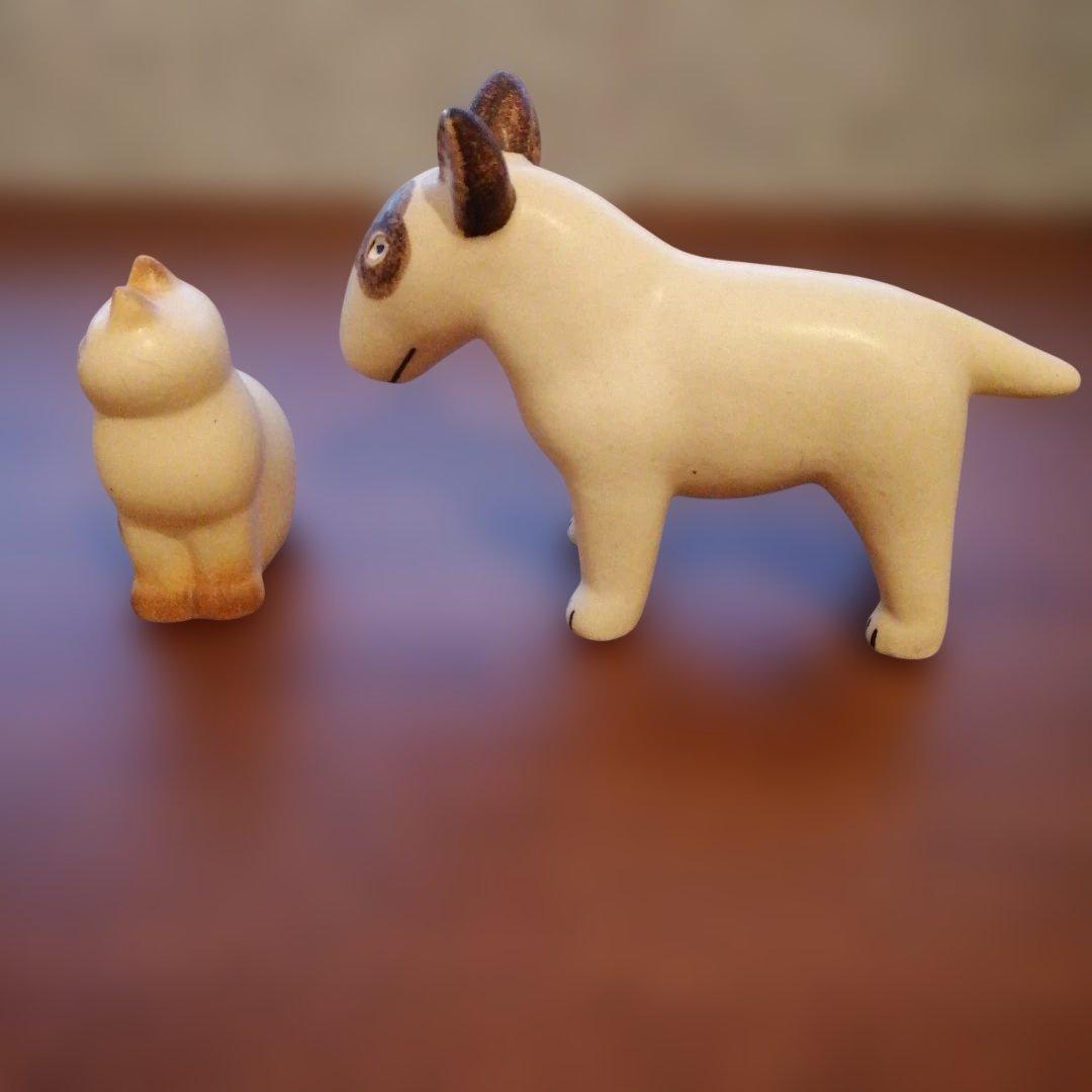 美品　リサ・ラーソン　陶器　置物