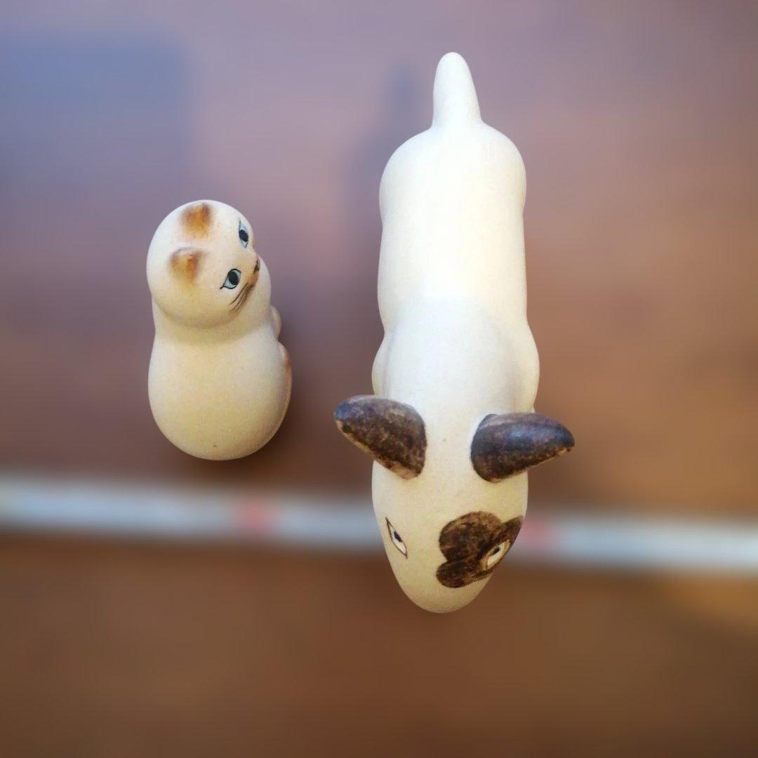 美品　リサ・ラーソン　陶器　置物