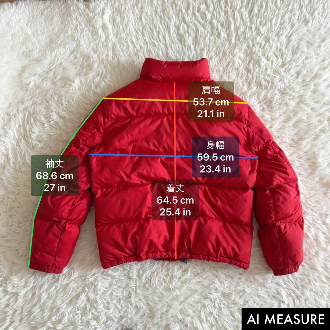 Lサイズ✨ポロラルフローレン ダウンジャケット イエローポニー刺繍 メンズ 赤
