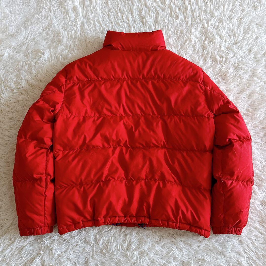 Lサイズ✨ポロラルフローレン ダウンジャケット イエローポニー刺繍 メンズ 赤
