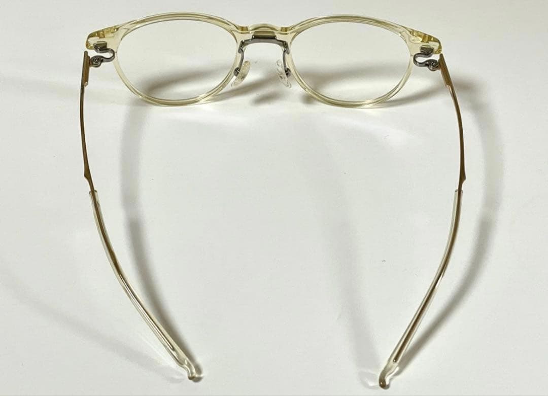 フォーナインズ 999.9 メガネ NPM-67ゴールド チタン　ケース付