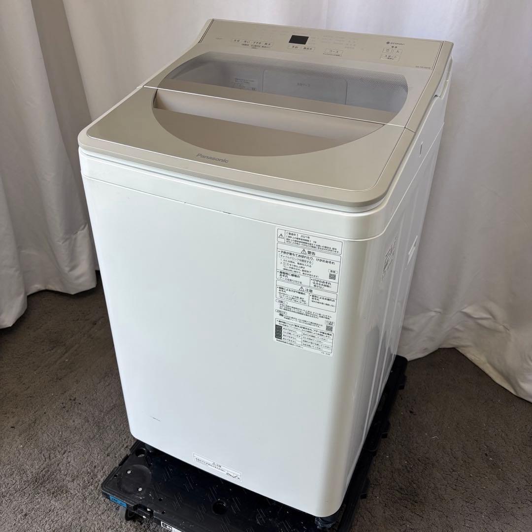 921❤️　洗濯機　パナソニック　10キロ　安い　綺麗　設置無料　大きめ　泡洗浄