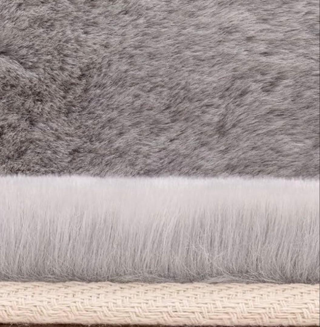 新品未開封　ニトリ　ラビットファータッチラグ　(ウサギラグ3 160X200