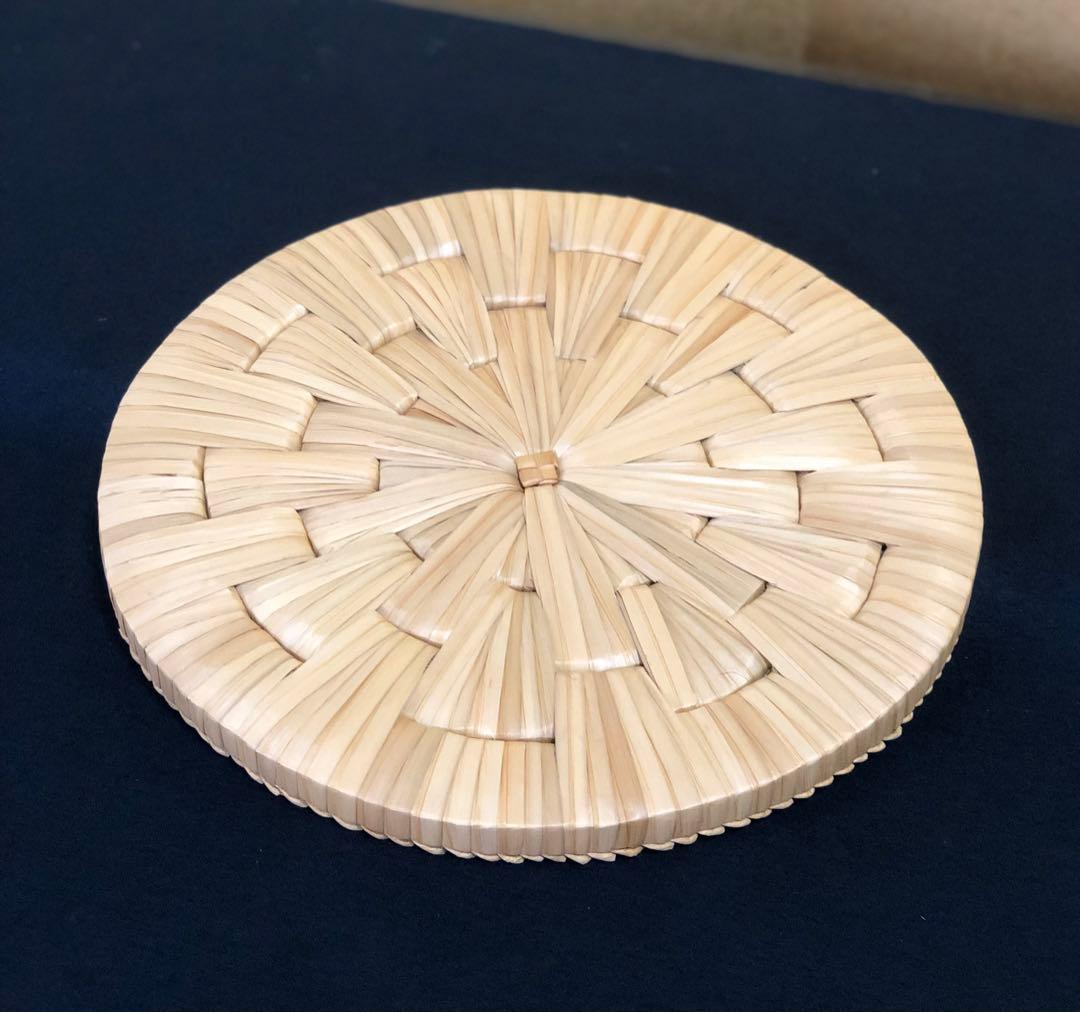 《R》茶道具 露地円座5枚組 円座 座布団 茶事 元箱　260212け2