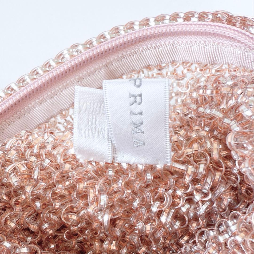 新品未使用　アンテプリマ　マチ付きリナッシェレ　ローズシルバーゴールド