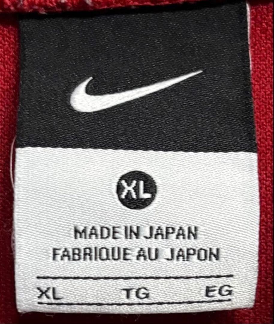 激レア 日本製 00s NIKE 上下セットアップ XL L サイドボタン 刺繍