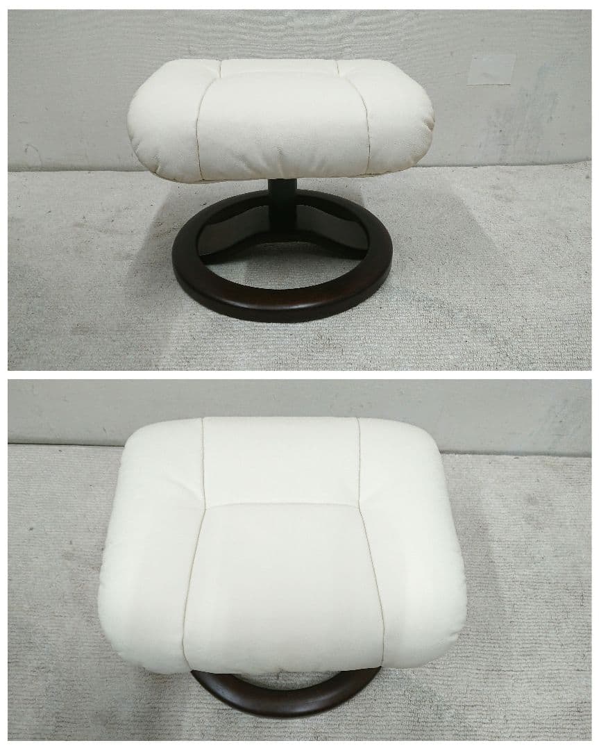 北欧 Fjords フィヨルド 回転 リクライニングソファ オットマン