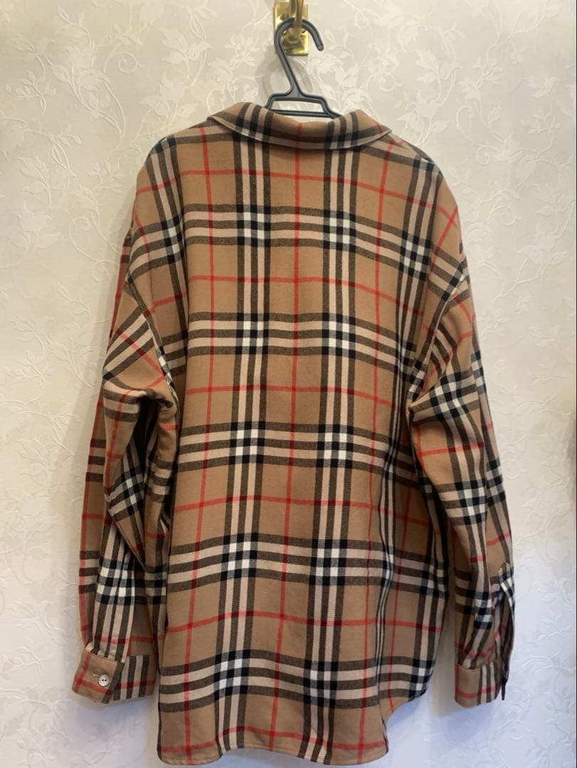 Burberry チェック柄 長袖シャツ