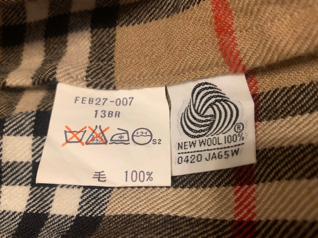 Burberry チェック柄 長袖シャツ