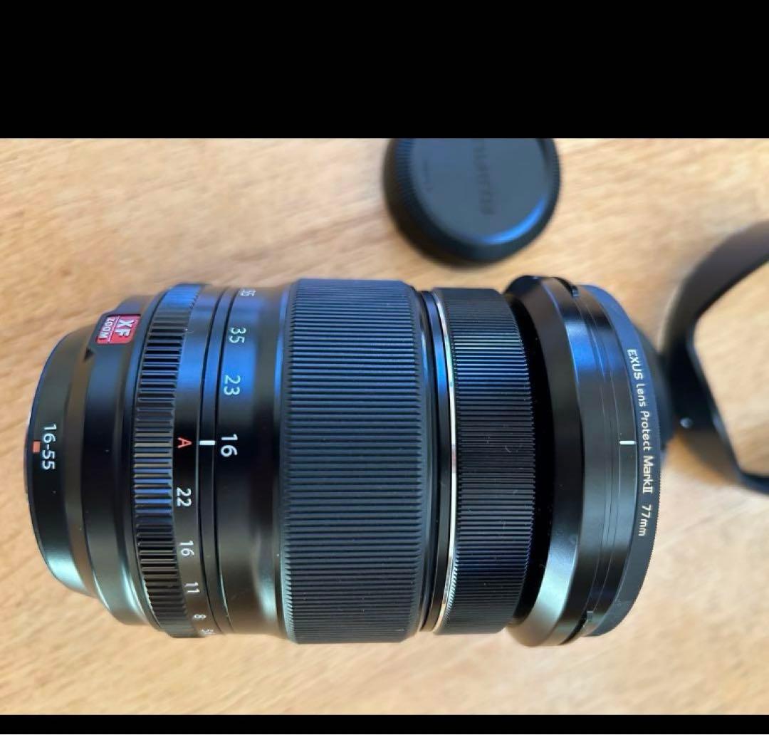 Fujifilm XF16-55mmF2.8 R LM WR 保護フィルタ付