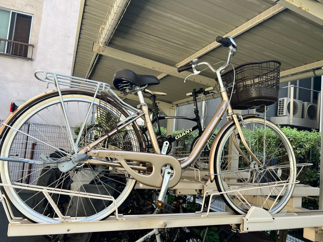 BRIDGESTONE シティサイクル 26インチ　アルミーユ ベルト(3段変速