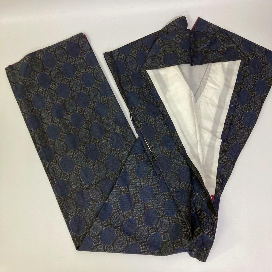 KK925 大島紬 9枚 着物まとめ売り 着用 リメイク 大量セット