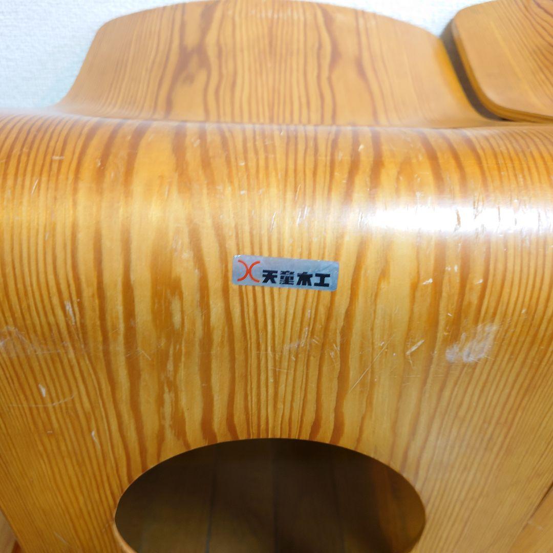 天童木工　座椅子4脚　S-5046KY-ST 藤森健二　①