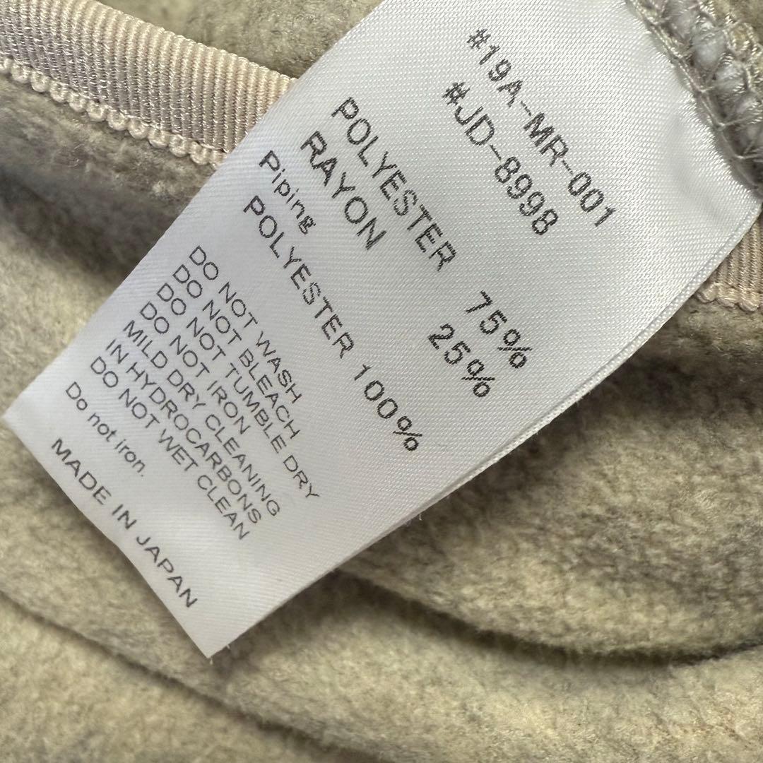 DANTON フリース　クルーネック　プルオーバー　40