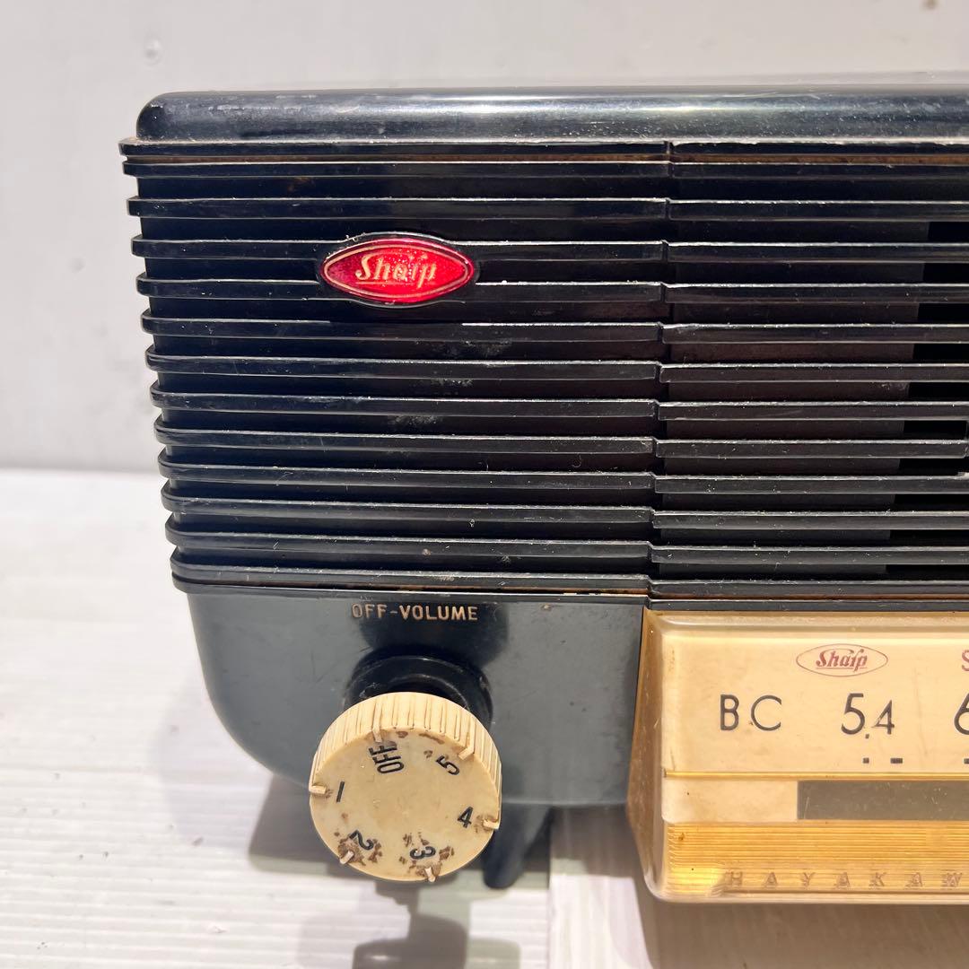 真空管ラジオ　シャープラジオ　 5M-108型　年代物　可動品　昭和レトロ