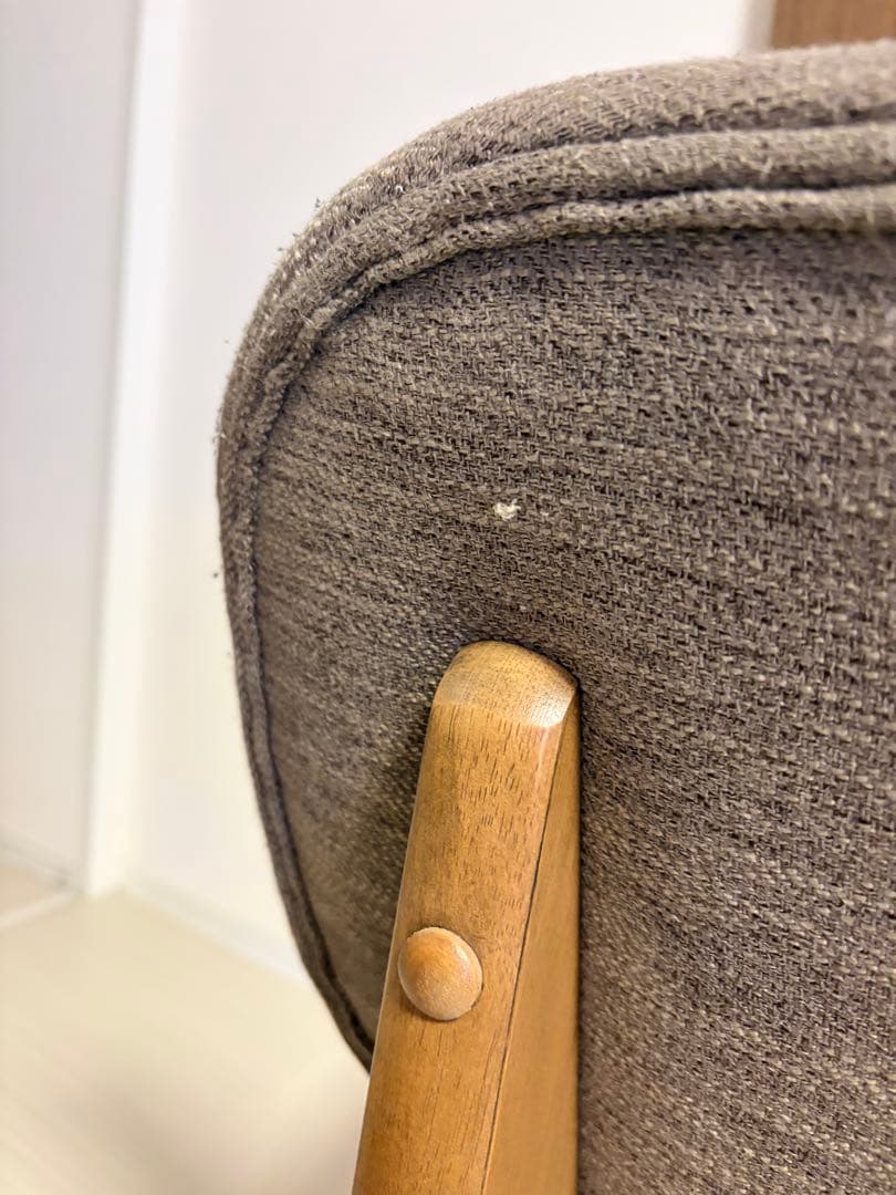 ニトリ　リラックスワイド　チェア　ブラウン 一脚