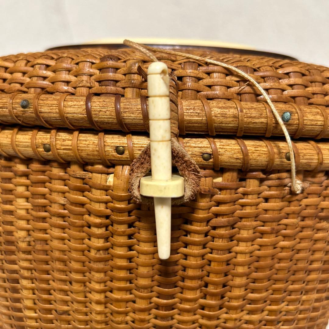ナンタケットバスケット　Vintage Nantucket Basket