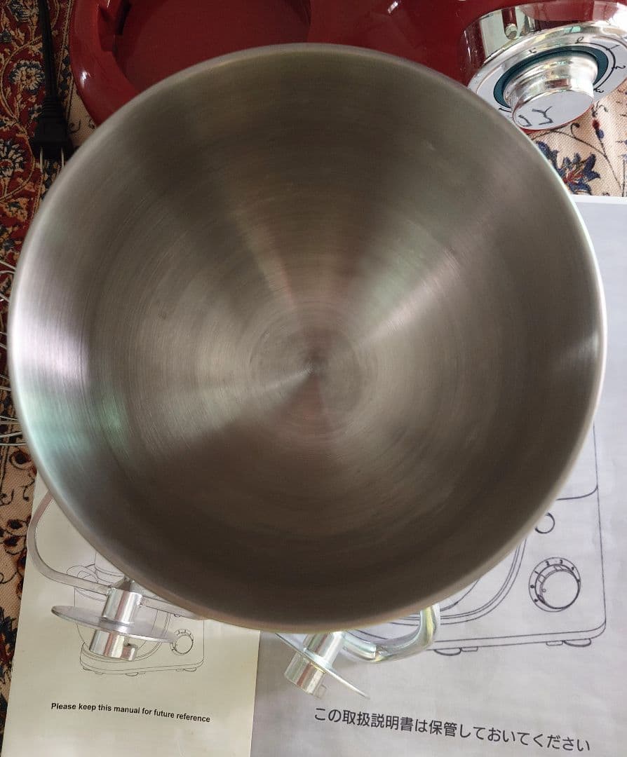 Biolomix スタンドミキサー ☆パン・ホイップ・練り等☆BM6178 ４L