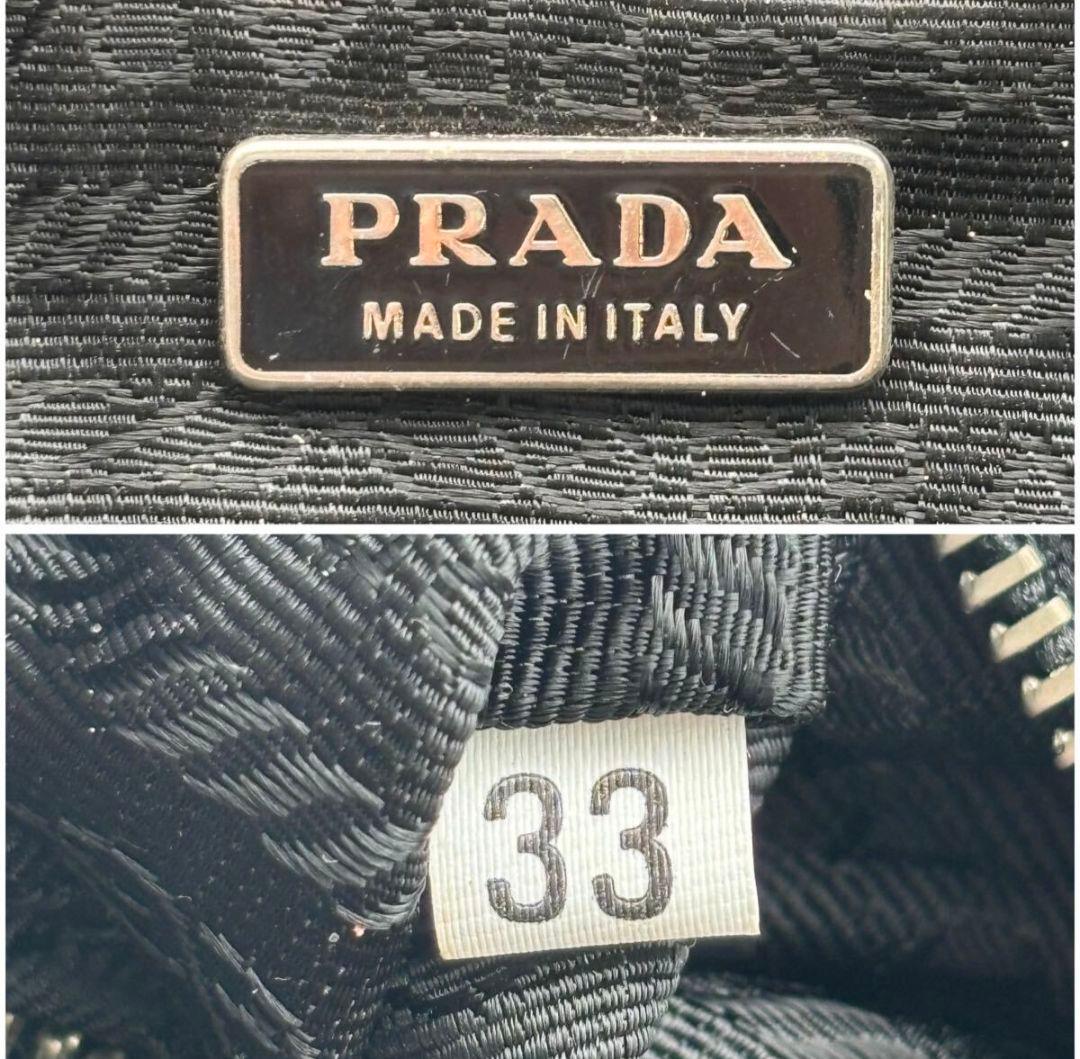 ⭐*️様 PRADA レザー×ナイロン ハンドバッグ