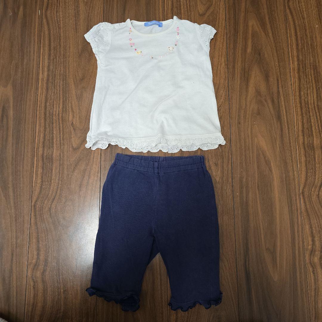 ファミリア　Tシャツ　パンツ　ワンピース　90　半袖　女の子　セット　まとめ売り