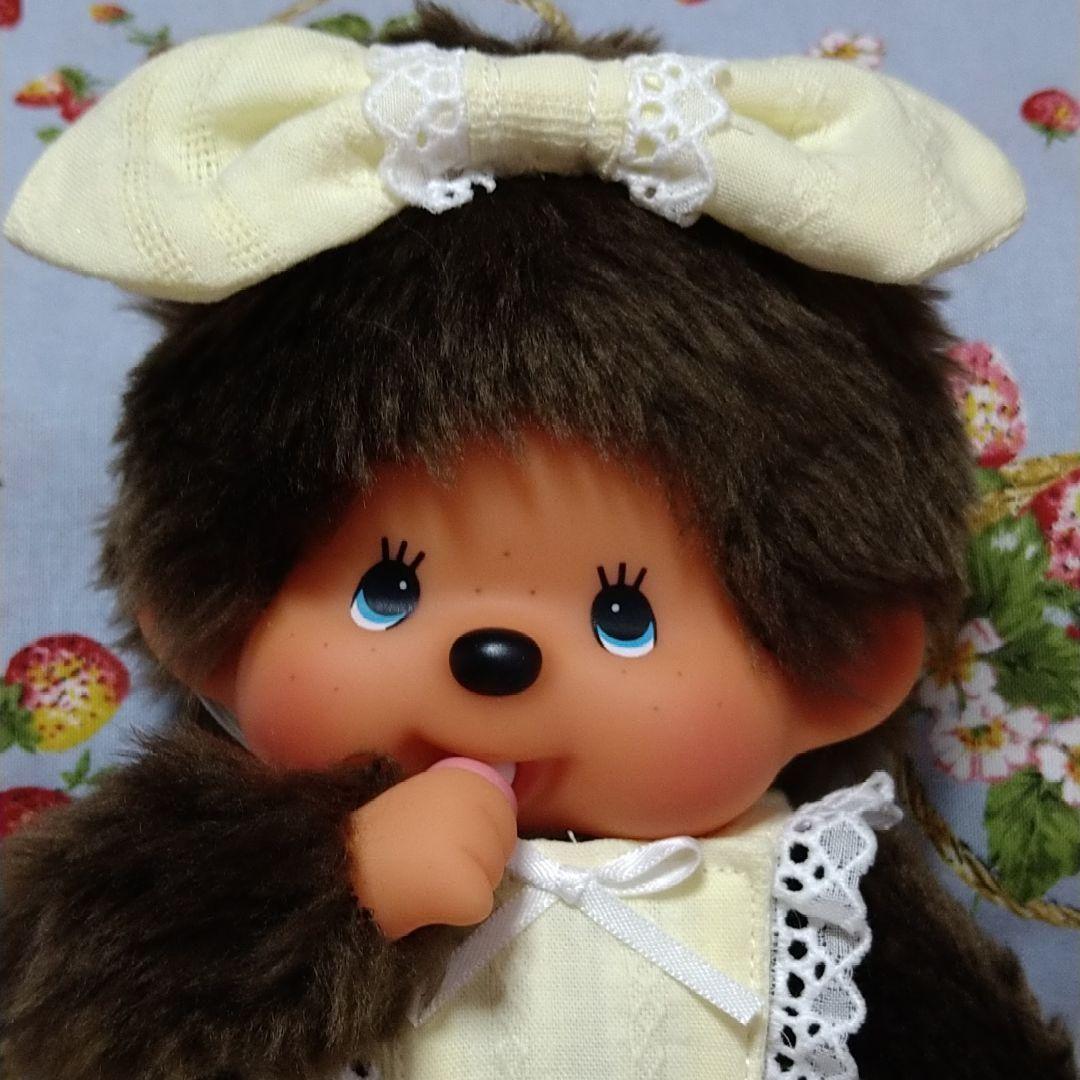 ブルーアイ　モンチッチ　セキグチ　ファンシー　レモン色ドレス　昭和　レトロ