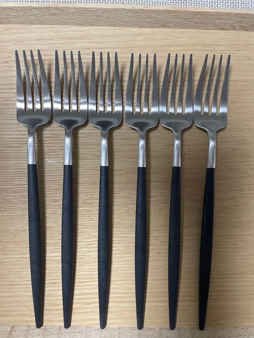 クチポールGOA ブラックシルバー 36pcsカトラリーセット ポルトガル製