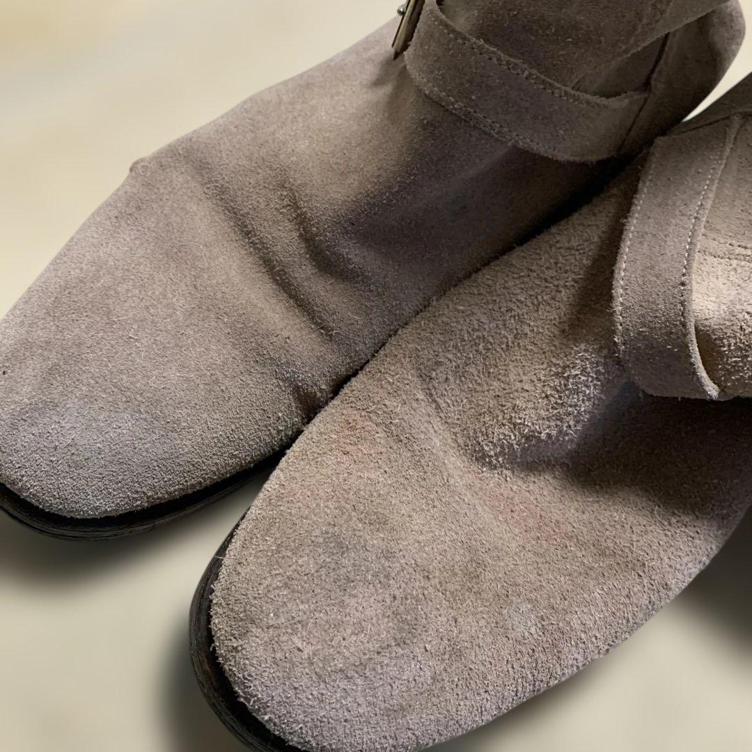 ルードギャラリー スエード ベージュ エンジニアブーツ