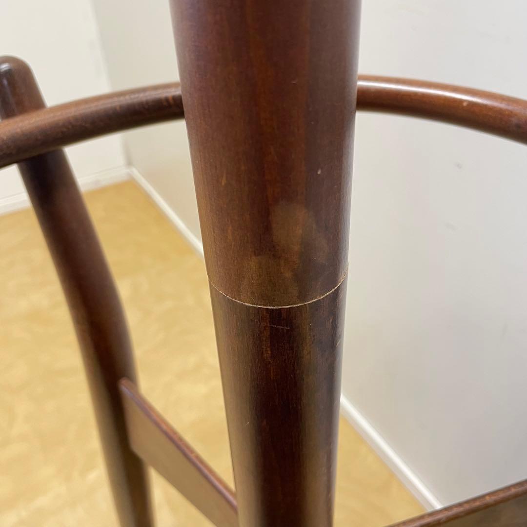 秋田木工 ポールハンガー① 木製コートハンガー 傘立て 洋服掛け ビンテージ