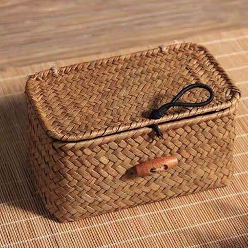 竹編 茶箱 3点セット