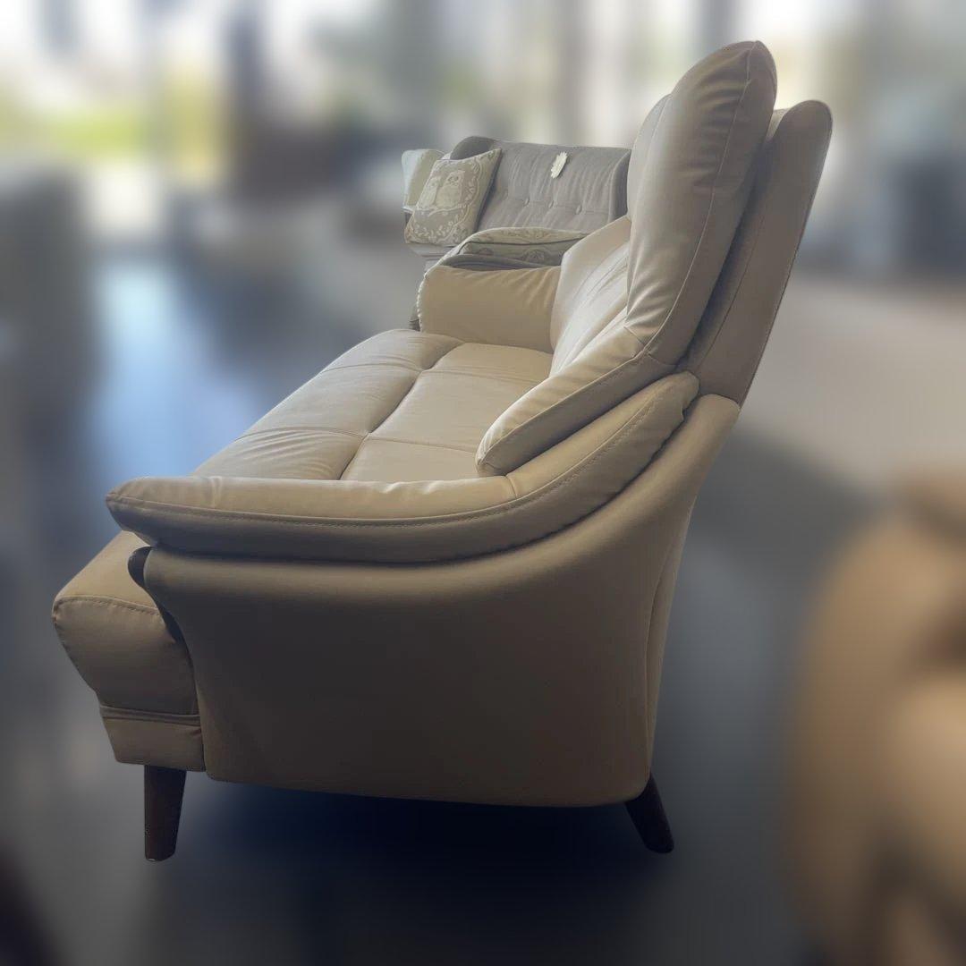 NITORI クリーム色 3人掛けソファ SALE